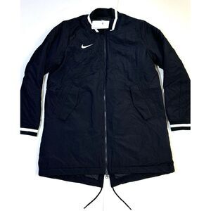 Nike Nylon Parka Jacket Black DC8335-010 Baseball Dugout Men's Size Small $157